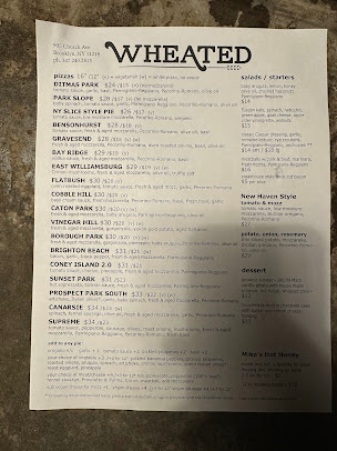 Menu Wheated - 21