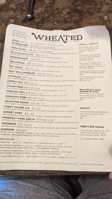 Menu Wheated - 26