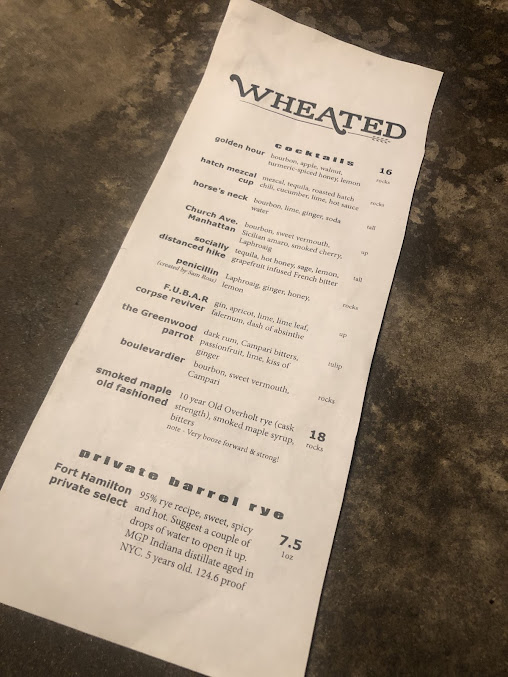 Menu Wheated - 28