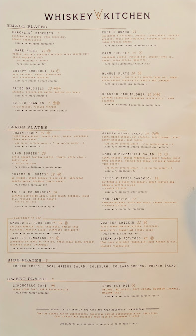 Menu Whiskey Kitchen - 20
