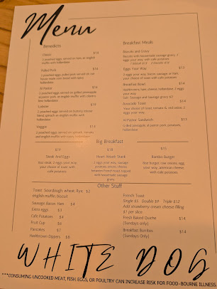 Menu White Dog Black Cat Cafe - 21