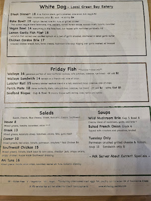 Menu White Dog Black Cat Cafe - 25