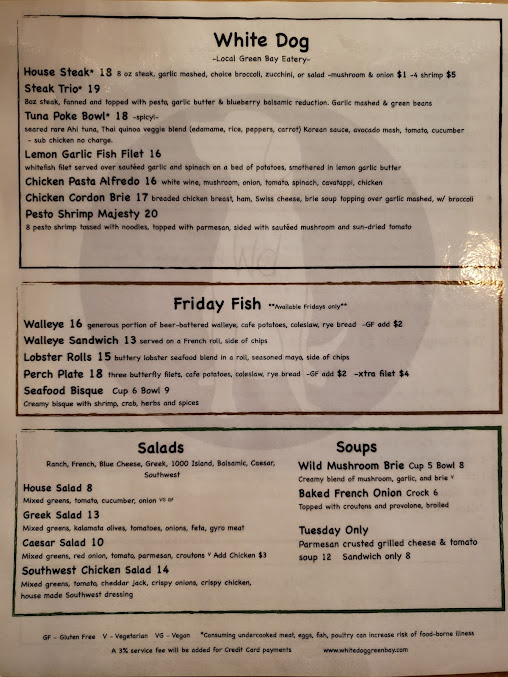 Menu White Dog Black Cat Cafe - 28