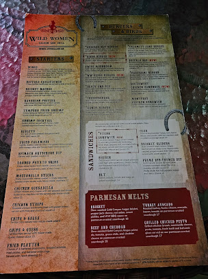 Menu Wild Women Saloon And Grill - 21