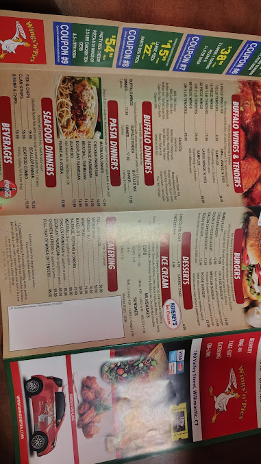 Menu Wings N Pies Willimantic - 24