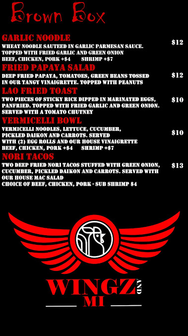 Menu Wingz And Mi - 28