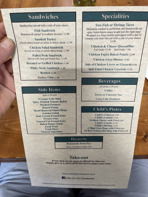 Menu Woods Place - 20