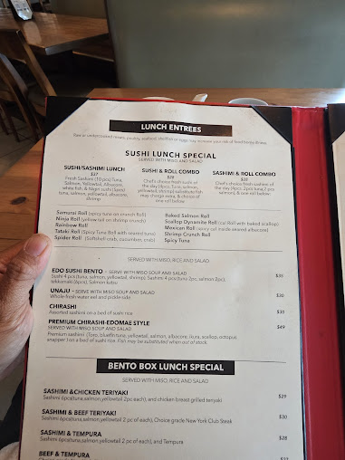 Menu Yama Sushi On The Lake - 23