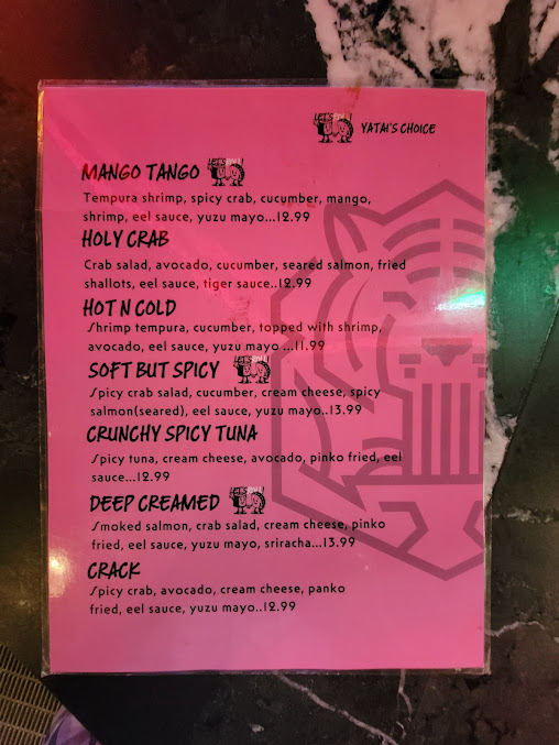 Menu Yatai Sushi & Taco Bar - 21