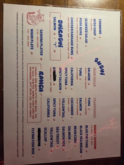 Menu Yatai Sushi & Taco Bar - 25