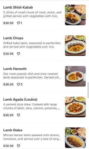 Menu Yemen Café & Restaurant - 21