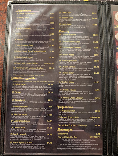 Menu Yemen Café & Restaurant - 22