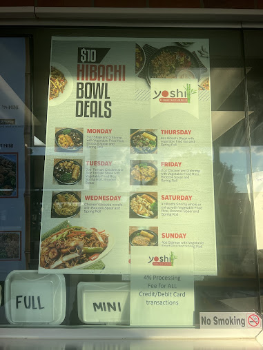 Menu Yoshi Hibachi Grille - 21