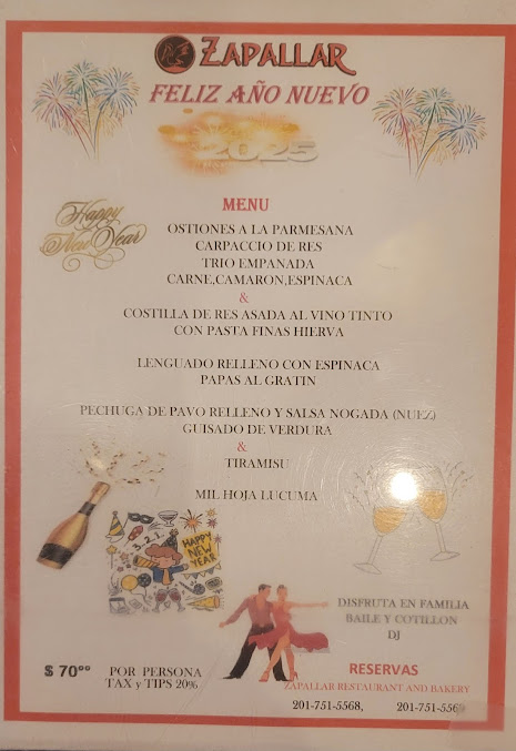 Menu Zapallar Restaurant & Bakery - 20