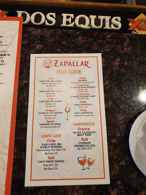 Menu Zapallar Restaurant & Bakery - 23