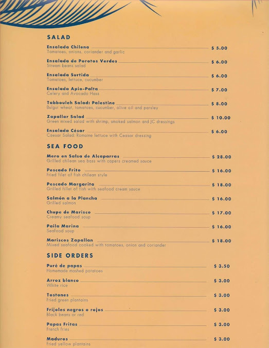 Menu Zapallar Restaurant & Bakery - 25