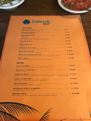 Menu Zapallar Restaurant & Bakery - 26