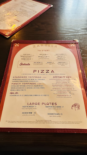 Menu Zarella Pizzeria & Taverna - 22