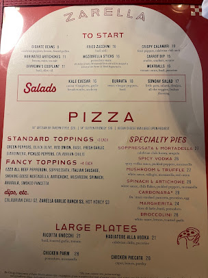 Menu Zarella Pizzeria & Taverna - 25