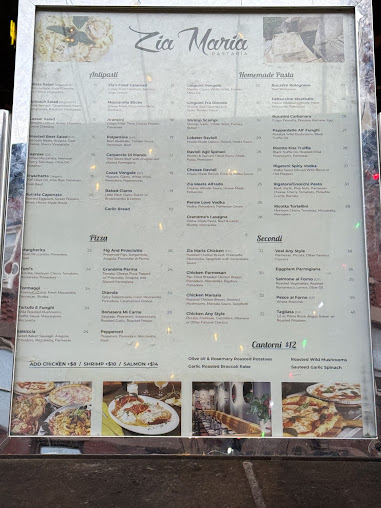 Menu Zia Maria Little Italy - 21
