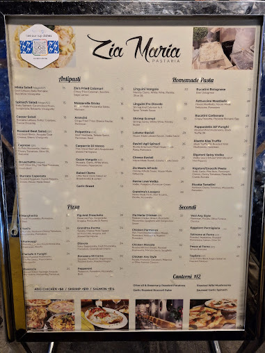 Menu Zia Maria Little Italy - 23