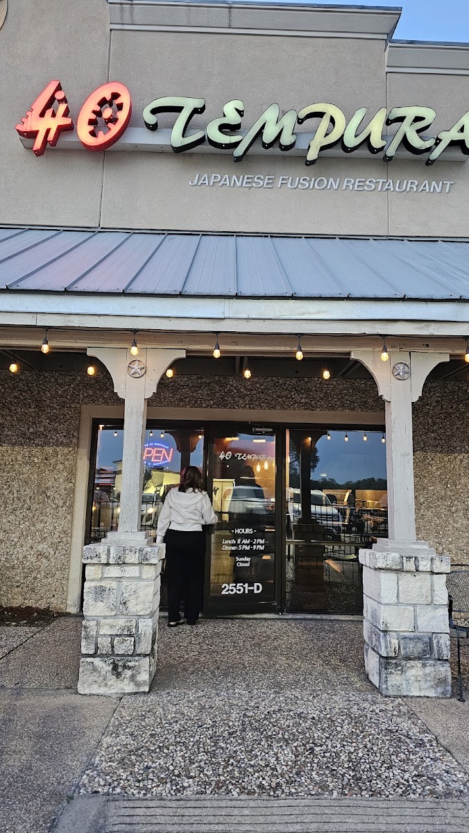 40 Tempura Japanese Fusion Grill